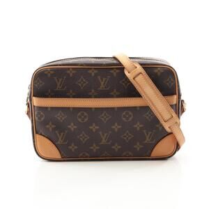 Louis Vuitton Trocadero Monogram Shoulder Bag Canvas Leather Brown